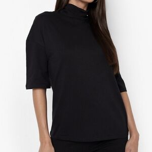 Boohoo High Neck 3/4 Sleeve